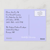 ポストカードレトロファッションヴィンテージエドワーディアンスタイル ポストカード (裏面)