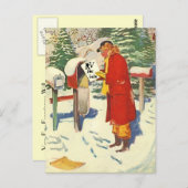 ポストカードレトロ計画RVキャンピングトリップバケーション ポストカード (正面/裏面)