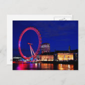 ポストカードロンドンアイ、ロンドンUK ポストカード (正面/裏面)