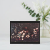 ポストカードヴィンテージアートスチルライフ花 ポストカード (スタンド正面)