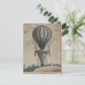 ポストカードヴィンテージアートホットエアバルーン20 ポストカード (スタンド正面)
