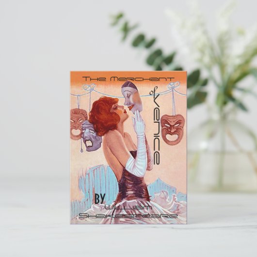 ポストカードヴィンテージシアター – ポスタールックシェイクスピア ポストカード (スタンド正面)