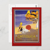 ポストカードヴィンテージトラベルイタリア ポストカード (正面/裏面)