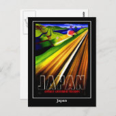 ポストカードヴィンテージトラベルジャパン ポストカード (正面/裏面)