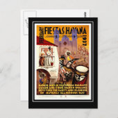 ポストカードヴィンテージトラベルフィエスタハバナ ポストカード (正面/裏面)