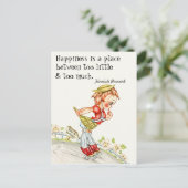 ポストカードヴィンテージフィンランド諺ハピネスプレイス ポストカード (スタンド正面)