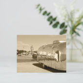 ポストカードヴィンテージレトロトラベルトレーラーキャンピングトリップ ポストカード (スタンド正面)