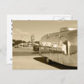ポストカードヴィンテージレトロトラベルトレーラーキャンピングトリップ ポストカード (正面/裏面)