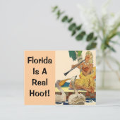 ポストカードヴィンテージレトロバケーションカスタムホテルPC ポストカード (スタンド正面)