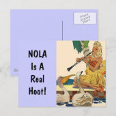 ポストカードヴィンテージレトロバケーションNOLAはHoot PCである ポストカード (正面/裏面)