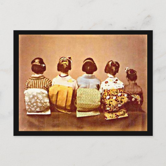 ポストカードヴィンテージ写真 – フェリースベアト5 ポストカード (正面)