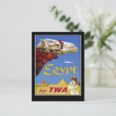 ポストカードヴィンテージ旅行エジプトカメル ポストカード (スタンド正面)