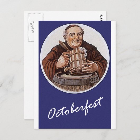 ポストカードヴィンテージ旅行ドイツのバイエルオックバーフェスト ポストカード (正面/裏面)