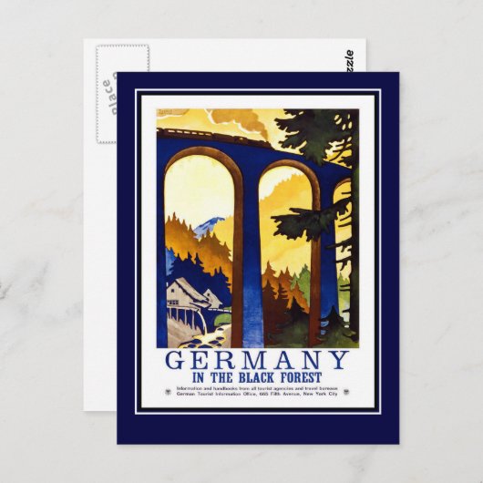 ポストカードヴィンテージ旅行ドイツ ポストカード (正面/裏面)