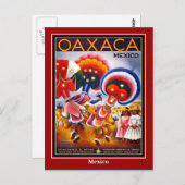 ポストカードヴィンテージ旅行メキシコオアクサコ ポストカード (正面/裏面)