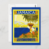 ポストカードヴィンテージ旅行 – ジャマイカ ポストカード (正面/裏面)