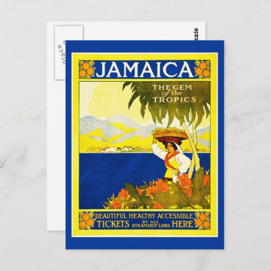 ポストカードヴィンテージ旅行 – ジャマイカ ポストカード (正面/裏面)