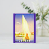 ポストカードヴィンテージ旅行 – ジュネーブ ポストカード (スタンド正面)