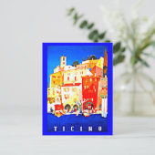 ポストカードヴィンテージ旅行 – ティチーノ ポストカード (スタンド正面)