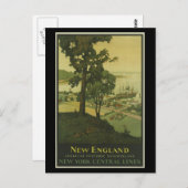 ポストカードヴィンテージ旅行 – ニューイングランド ポストカード (正面/裏面)
