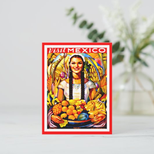 ポストカードヴィンテージ旅行 – メキシコ ポストカード (スタンド正面)