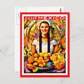 ポストカードヴィンテージ旅行 – メキシコ ポストカード (正面/裏面)