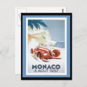 ポストカードヴィンテージ旅行 – モナコ ポストカード (正面/裏面)