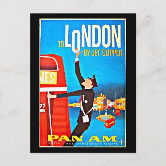 ポストカードヴィンテージ旅行 – ロンドン ポストカード (正面)