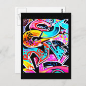 ポストカード抽象芸術/その他のグラフティギャラリー7 ポストカード (正面/裏面)