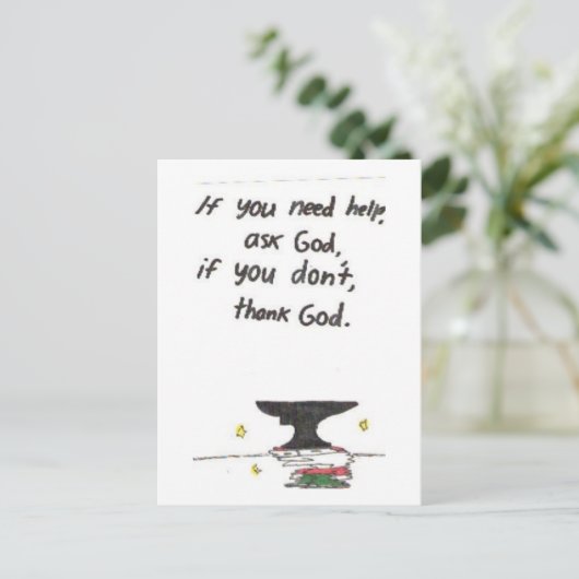 ポストカード教会おもしろいシンボルや象徴 ポストカード (スタンド正面)