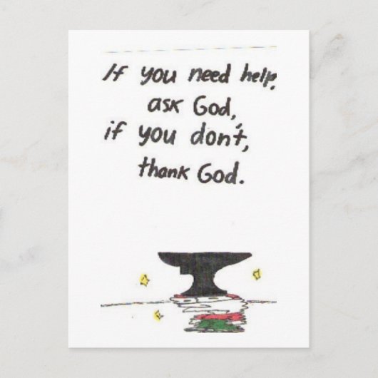 ポストカード教会おもしろいシンボルや象徴 ポストカード (正面)