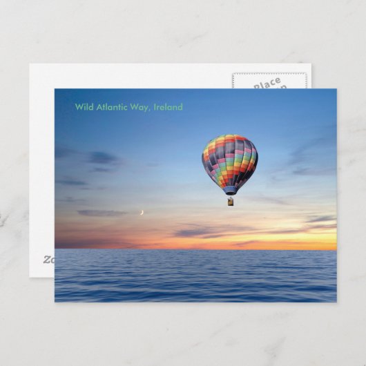 ポストカード用ホットエアバルーン画像 ポストカード (正面/裏面)