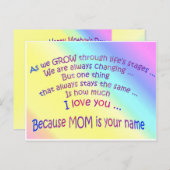 ポストカード14.05.03.16.マザーズの日 ポストカード (正面/裏面)