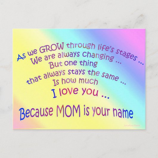 ポストカード14.05.06.3.マザーズの日 ポストカード (正面)