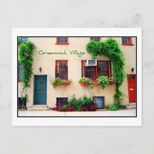 ポストカード6 – グリニッジビレッジNYC ポストカード (正面)