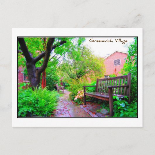 ポストカード8 – グリニッジビレッジNYC ポストカード (正面)