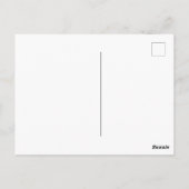 ポストカード9写真テンプレート丸い枠のコラージュ ポストカード (裏面)