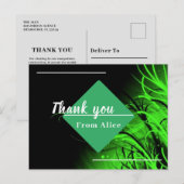 ポストカード ありがとうとお祝い (正面/裏面)