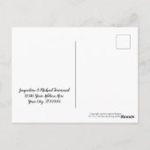 ポストカード ありがとう ノート 林業家チェック 赤ちゃん (裏面)