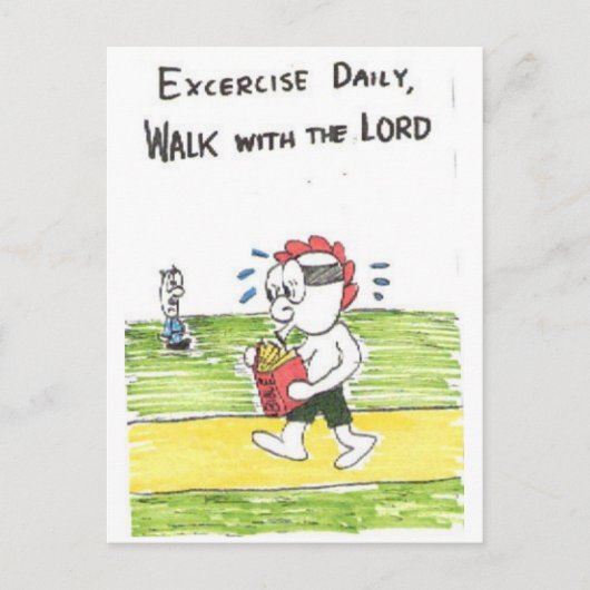 ポストカード – おもしろい教会シンボルや象徴 (正面)