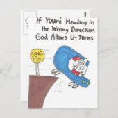 ポストカード – おもしろい教会シンボルや象徴 (正面/裏面)