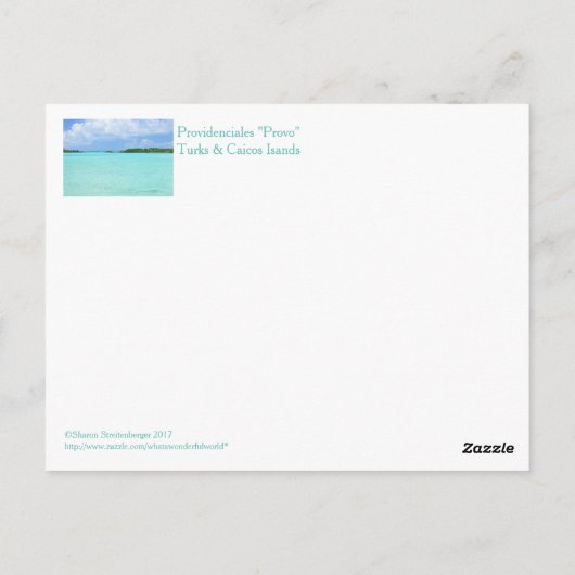 ポストカード/ "それはタークス&カイコスだ。..息をしろ！」 ポストカード (裏面)