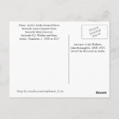 ポストカード - アトーカ、テネシー州 (裏面)