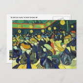 ポストカード：アルルのダンスホール ポストカード (正面/裏面)