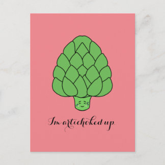 ポストカード「アーティチョークアップ」I'm Artichoked Up ポストカード