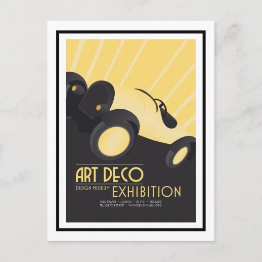 ポストカード - アールデコ調デザイン博物館展 (正面)
