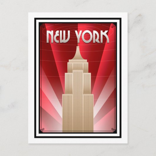 ポストカード – アールデコ1920sおよび30s (正面)