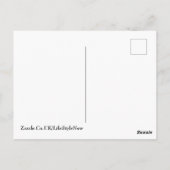 ポストカード – アールデコ1930クリスマスグリーティング (裏面)