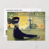 ポストカード：アールヌーボー – プリバットリヴェモン ポストカード (正面/裏面)