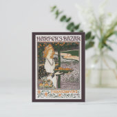 ポストカード:アールヌーボー- L.Rhead – 感謝祭 シーズンポストカード (スタンド正面)